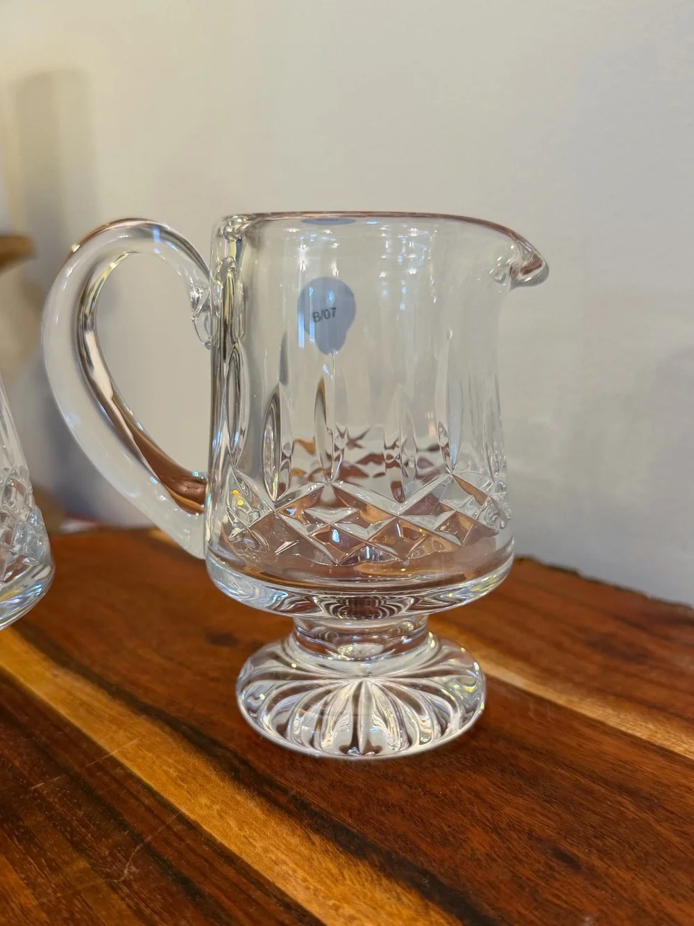 Waterford Crystal Seahorse Creamer & Sugar Bowl Set NIB Never Used